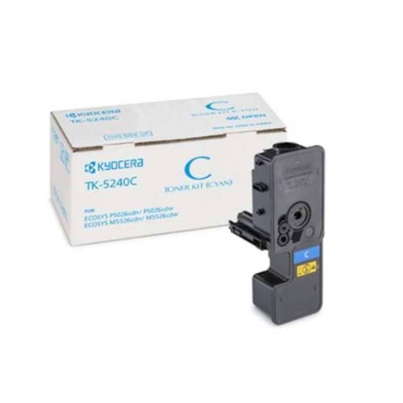 Kyocera TK-5240C 1T02R7CNL0 Mavi Orjinal Toner - M5526 / P5026 T9331 Kyocera TK-5240C 1T02R7CNL0 Mavi Orjinal Toner - M5526 / P5026 T9331