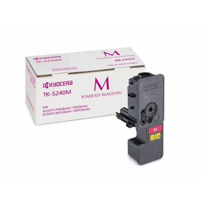 Kyocera TK-5240M 1T02R7BNL0 Kırmızı Orjinal Toner - M5526 / P5026 T11558 Kyocera TK-5240M 1T02R7BNL0 Kırmızı Orjinal Toner - M5526 / P5026 T11558