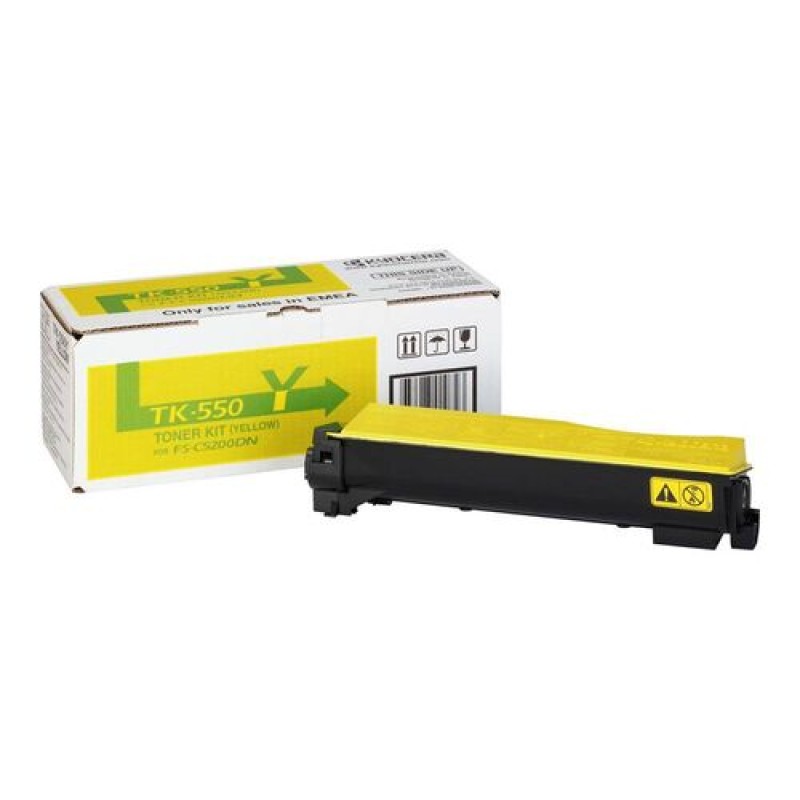 Kyocera TK-550Y 1T02HMAEU0 Sarı Orjinal Toner - FS-C5200DN T14825 Kyocera TK-550Y 1T02HMAEU0 Sarı Orjinal Toner - FS-C5200DN T14825
