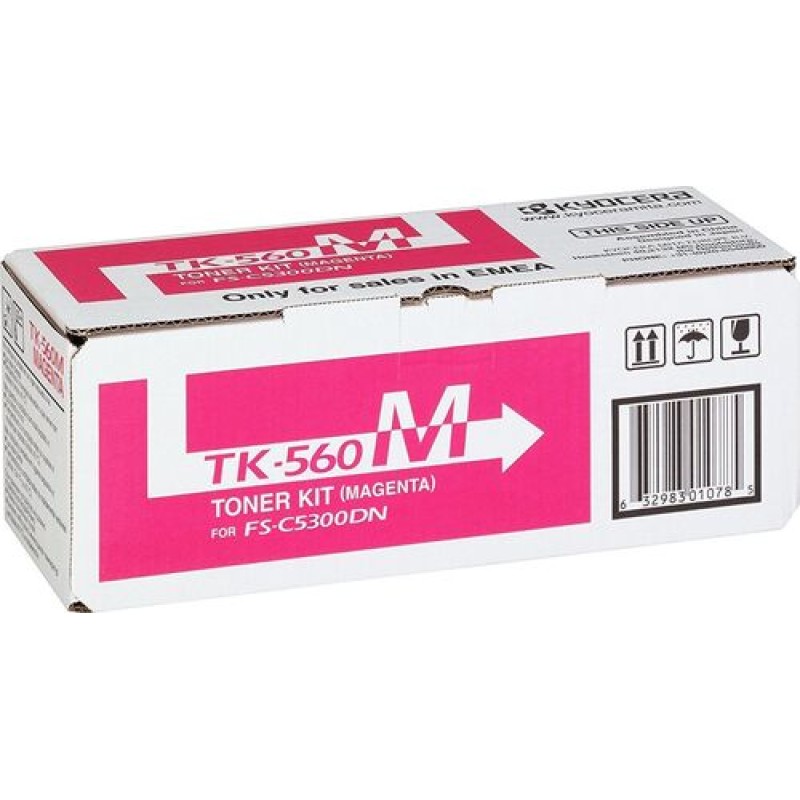Kyocera TK-560M 1T02HNBEU0 Kırmızı Orjinal Toner - FS-C5300 / FS-C5350 T5081 Kyocera TK-560M 1T02HNBEU0 Kırmızı Orjinal Toner - FS-C5300 / FS-C5350 T5081