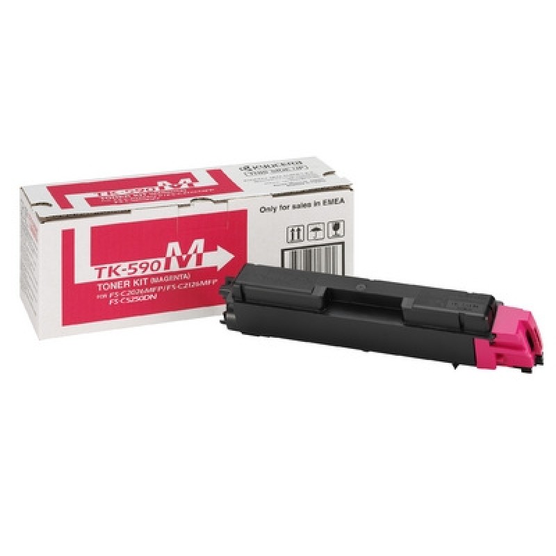 Kyocera TK-590M 1T02KVBNL0 Kırmızı Orjinal Toner - FS-C2026 / C2126 T3280 Kyocera TK-590M 1T02KVBNL0 Kırmızı Orjinal Toner - FS-C2026 / C2126 T3280