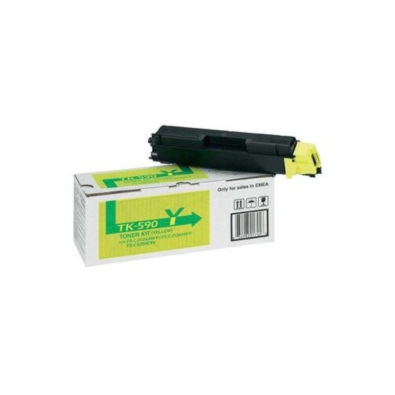 Kyocera TK-590Y 1T02KVANL0 Sarı Orjinal Toner - FS-C2026 / C2126 T3281 Kyocera TK-590Y 1T02KVANL0 Sarı Orjinal Toner - FS-C2026 / C2126 T3281
