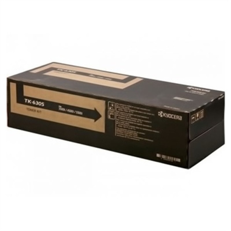 Kyocera TK-6305 1T02LH0NL1 Siyah Orjinal Toner - TasKalfa 3500i / 4500i T5671 Kyocera TK-6305 1T02LH0NL1 Siyah Orjinal Toner - TasKalfa 3500i / 4500i T5671