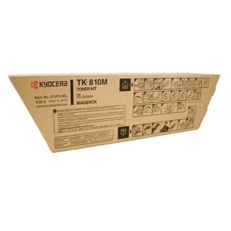 Kyocera TK-810M 370PC4KL Kırmızı Orjinal Toner - FS-C8026DN / FS-C8026DTN T11382 Kyocera TK-810M 370PC4KL Kırmızı Orjinal Toner - FS-C8026DN / FS-C8026DTN T11382