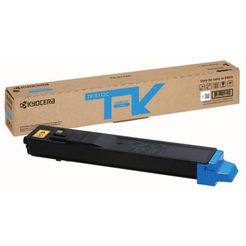 Kyocera TK-8115C 1T02P3CNL0 Mavi Orjinal Toner - M8124cidn / M8130cidn T11515 Kyocera TK-8115C 1T02P3CNL0 Mavi Orjinal Toner - M8124cidn / M8130cidn T11515