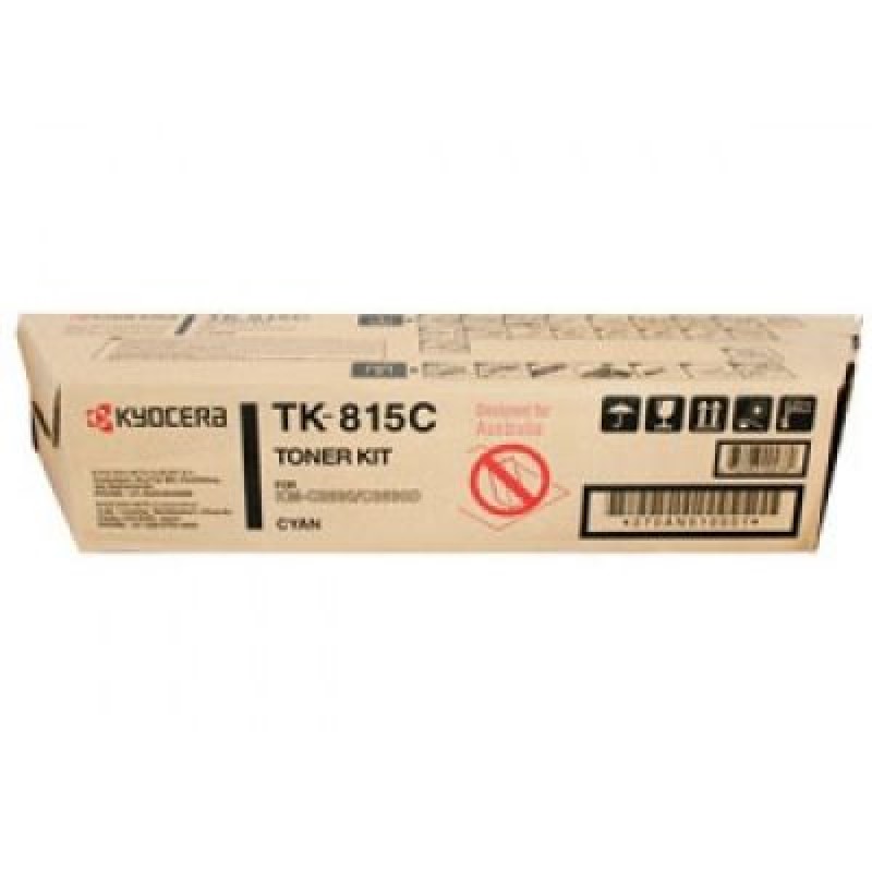 Kyocera TK-815C 370AN510 Mavi Orjinal Toner - KM-C2630 / C2630D T3422 Kyocera TK-815C 370AN510 Mavi Orjinal Toner - KM-C2630 / C2630D T3422