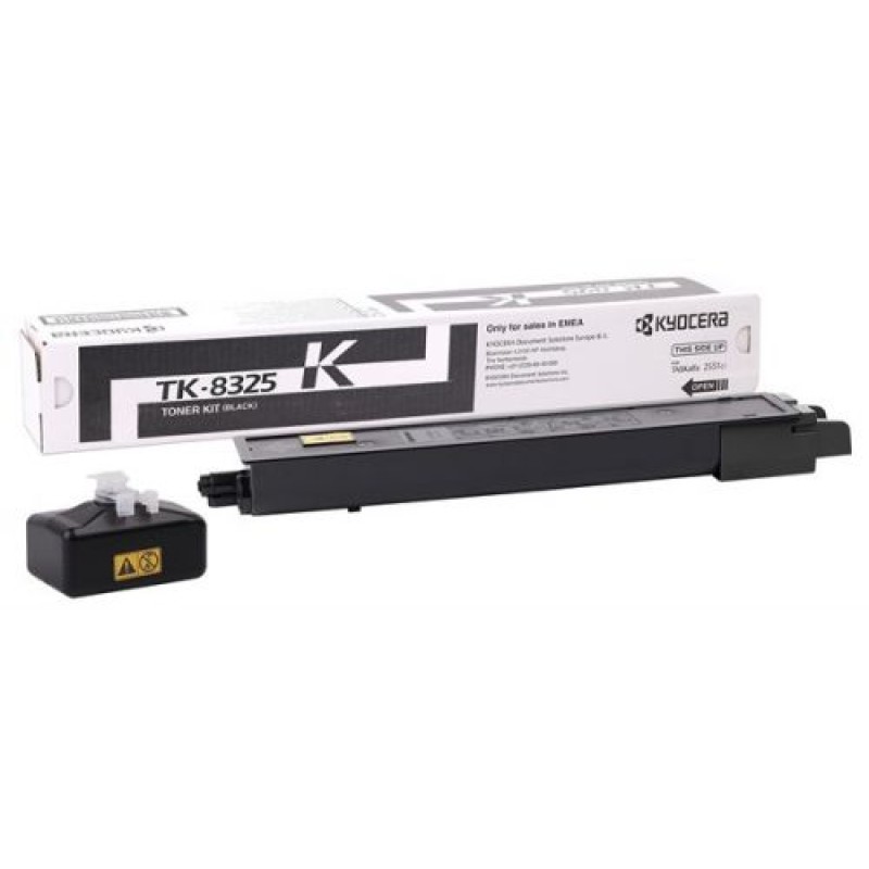 Kyocera TK-8325K 1T02NP0NL0 Siyah Orjinal Toner - TasKalfa 2551ci T6593 Kyocera TK-8325K 1T02NP0NL0 Siyah Orjinal Toner - TasKalfa 2551ci T6593