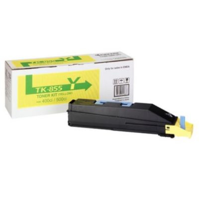 Kyocera TK-855Y 1T02H7AEU0 Sarı Orjinal Toner - TasKalfa 400Ci / 500Ci T3109 Kyocera TK-855Y 1T02H7AEU0 Sarı Orjinal Toner - TasKalfa 400Ci / 500Ci T3109