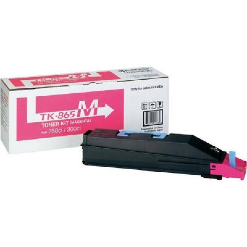 Kyocera TK-865M 1T02JZBEU0 Kırmızı Orjinal Toner - TasKalfa 250Ci T4193 Kyocera TK-865M 1T02JZBEU0 Kırmızı Orjinal Toner - TasKalfa 250Ci T4193