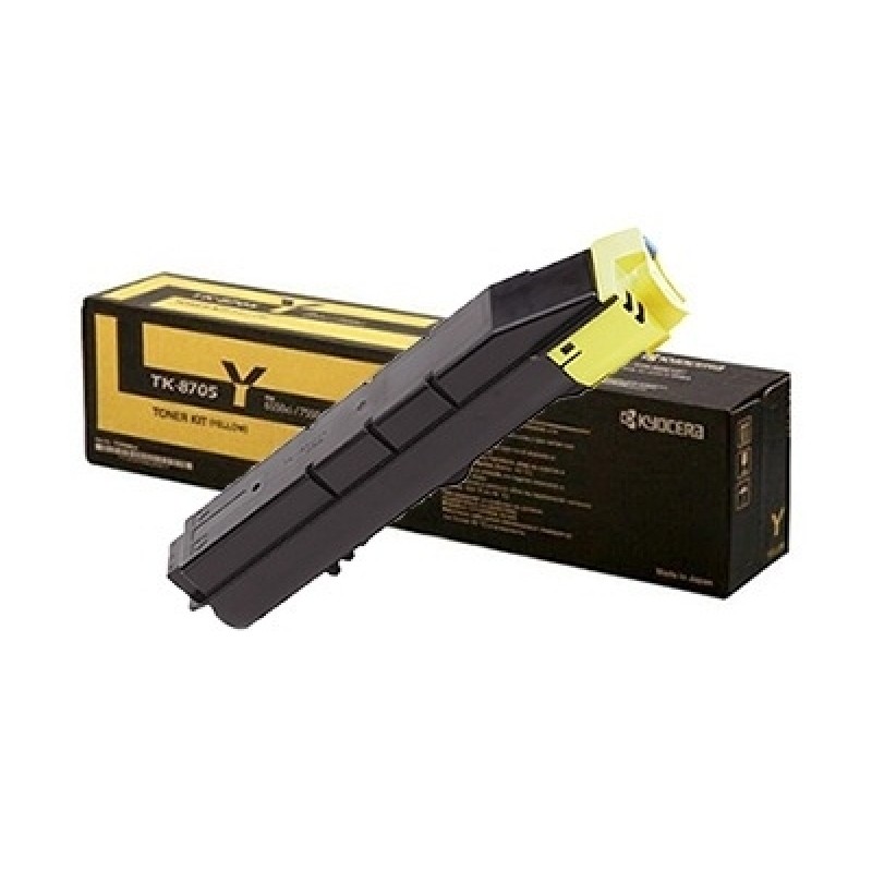 Kyocera TK-8705Y 1T02K9ANL0 Sarı Orjinal Toner - TasKalfa 6550Ci / 7550Ci T4980