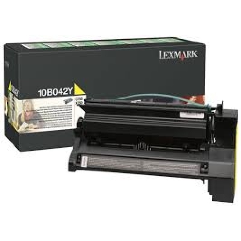 Lexmark 10B042Y Sarı Orjinal Toner Yüksek Kapasite - C750 / X750 T3492 Lexmark 10B042Y Sarı Orjinal Toner Yüksek Kapasite - C750 / X750 T3492