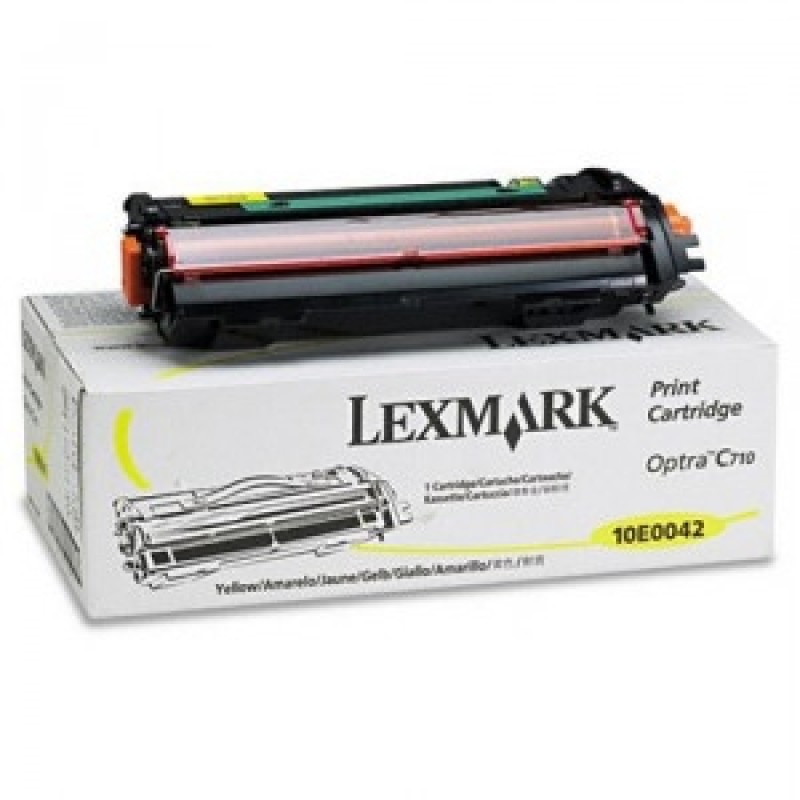Lexmark 10E0042 Sarı Orjinal Toner - C710 / C710DN T5358 Lexmark 10E0042 Sarı Orjinal Toner - C710 / C710DN T5358
