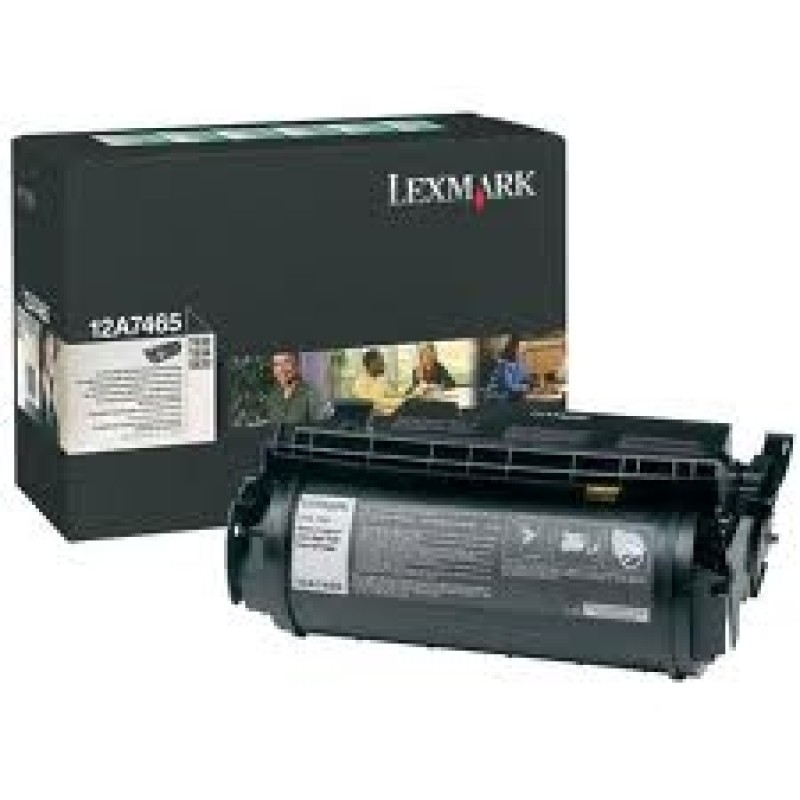 Lexmark 12A7465 Orjinal Siyah Toner Yüksek Kapasite - T630 / T632 T5410 Lexmark 12A7465 Orjinal Siyah Toner Yüksek Kapasite - T630 / T632 T5410