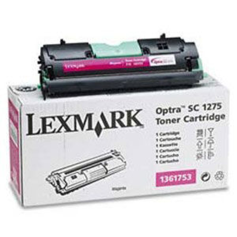 Lexmark 1361753 Kırmızı Orjinal Toner - SC-1275 T8932 Lexmark 1361753 Kırmızı Orjinal Toner - SC-1275 T8932