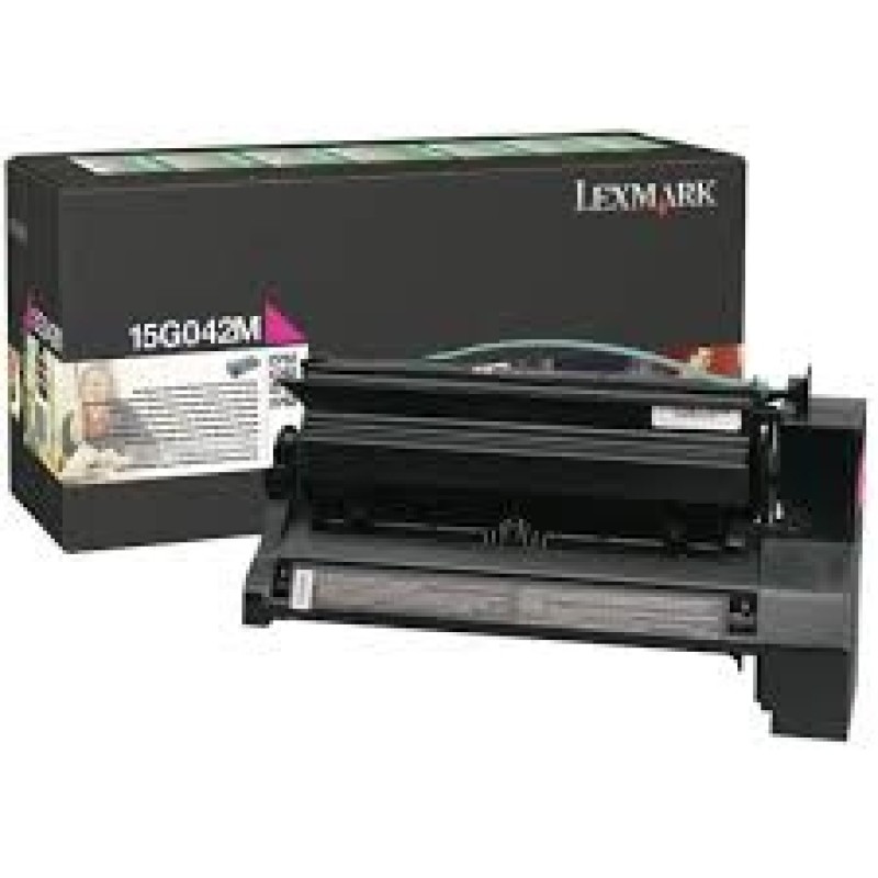 Lexmark 15G042M Kırmızı Orjinal Toner - C752 / C760 T5427 Lexmark 15G042M Kırmızı Orjinal Toner - C752 / C760 T5427