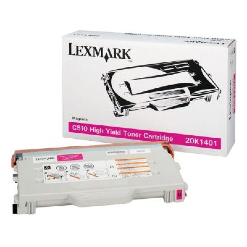 Lexmark 20K1401 Kırmızı Orjinal Toner - C510 T5656 Lexmark 20K1401 Kırmızı Orjinal Toner - C510 T5656