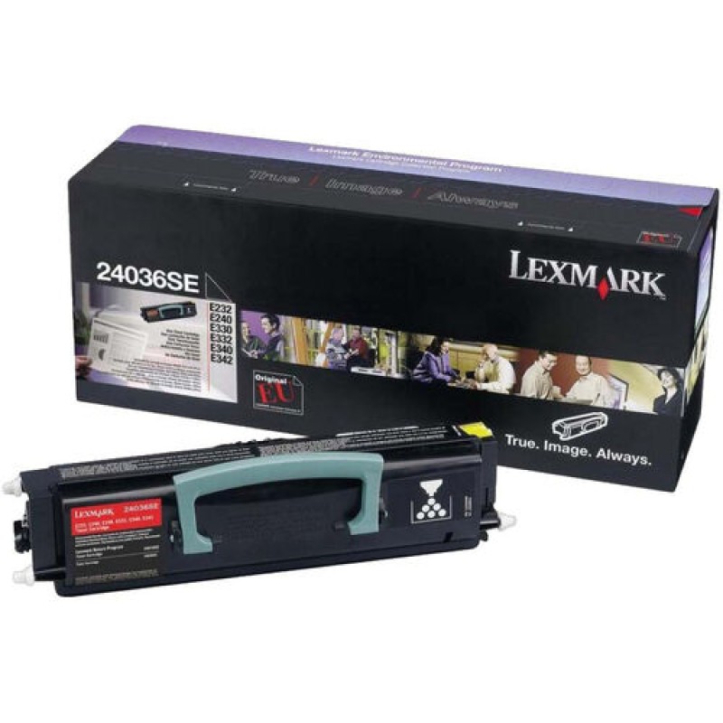 Lexmark 24036SE Siyah Orjinal Toner - E232 / E330 T12375 Lexmark 24036SE Siyah Orjinal Toner - E232 / E330 T12375