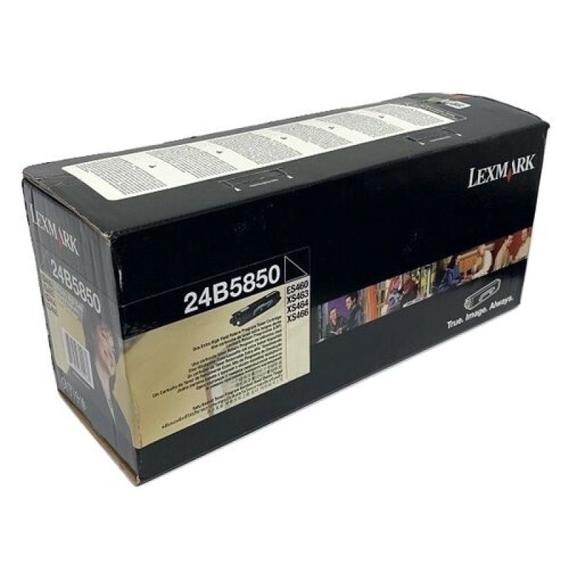 Lexmark 24B5850 Siyah Orjinal Toner - ES460 / XS463 T12413 Lexmark 24B5850 Siyah Orjinal Toner - ES460 / XS463 T12413
