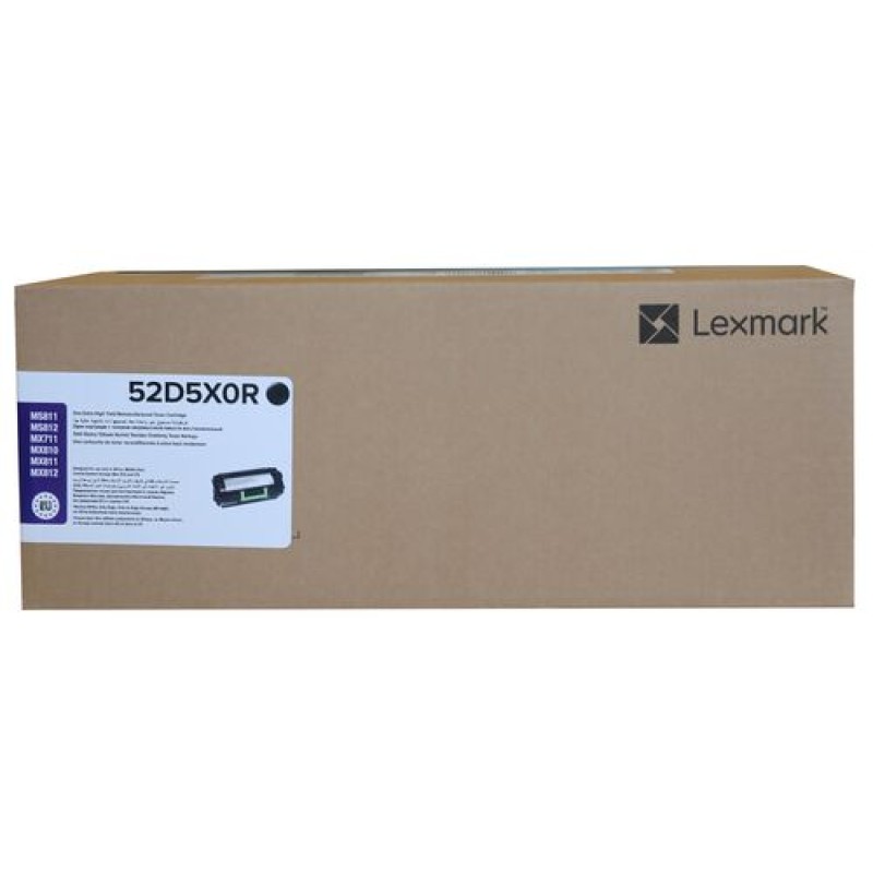 Lexmark 52D5X0R Siyah Orjinal Toner - MS711 / MS811 T12823 Lexmark 52D5X0R Siyah Orjinal Toner - MS711 / MS811 T12823