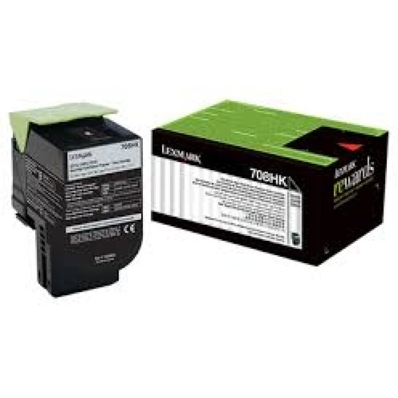 Lexmark 70C8HK0 708HK Siyah Orjinal Toner - CS310 / CS410 T3741 Lexmark 70C8HK0 708HK Siyah Orjinal Toner - CS310 / CS410 T3741