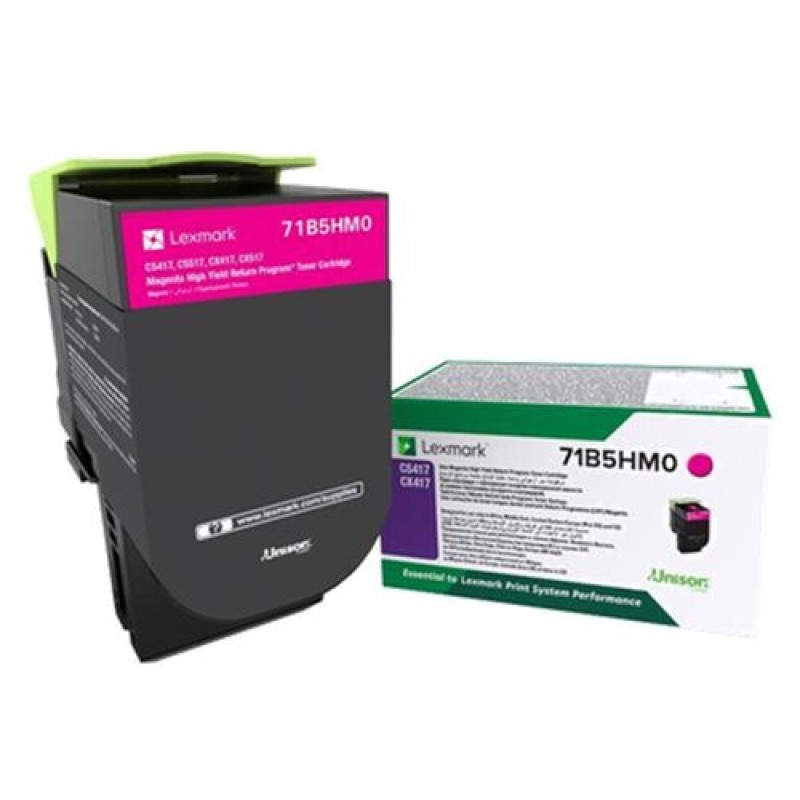Lexmark 71B5HM0 Kırmızı Orjinal Toner - CS417 / CS517 T12837 Lexmark 71B5HM0 Kırmızı Orjinal Toner - CS417 / CS517 T12837
