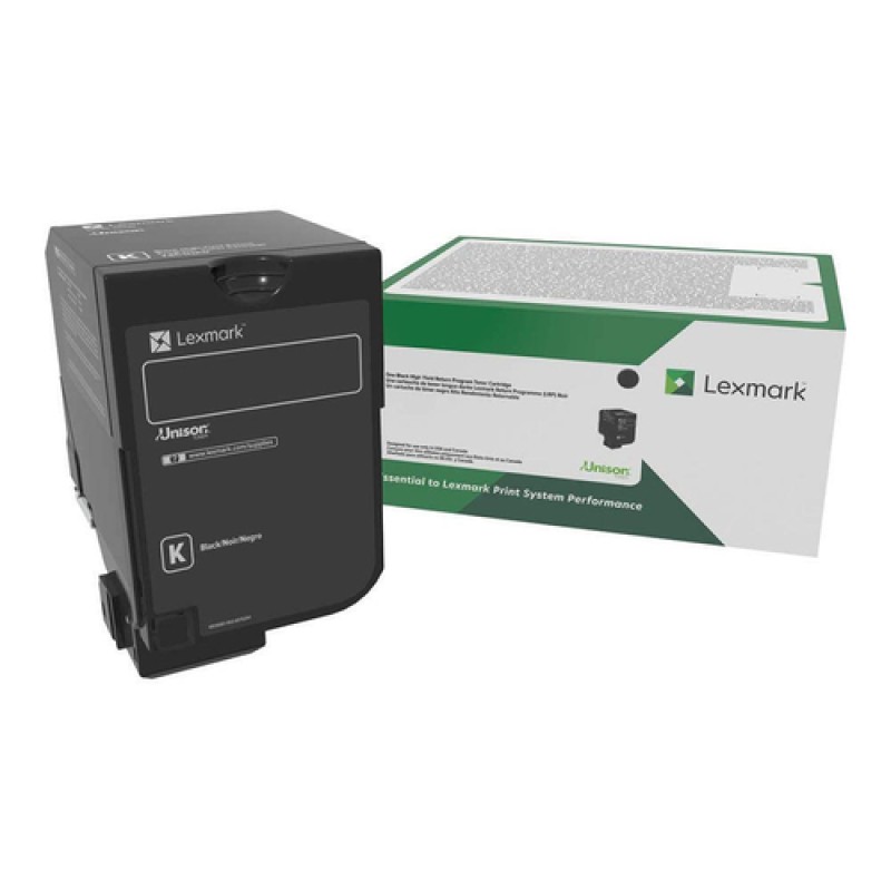 Lexmark 74C1SK0 Siyah Orjinal Toner - CS720 / CX725 Lexmark 74C1SK0 Siyah Orjinal Toner - CS720 / CX725