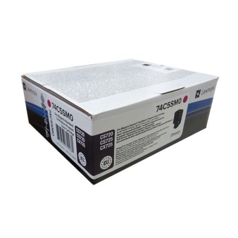 Lexmark 74C5SM0 Kırmızı Orjinal Toner Standart Kapasite - CS720 / CS725 T9147 Lexmark 74C5SM0 Kırmızı Orjinal Toner Standart Kapasite - CS720 / CS725 T9147