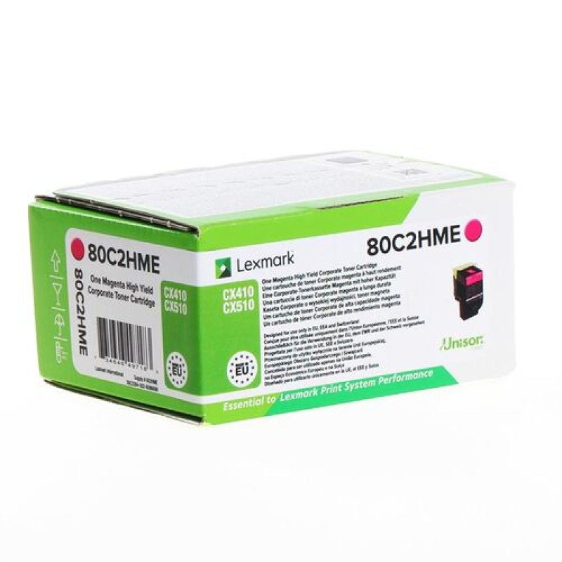 Lexmark 802HME Kırmızı Orjinal Toner - CX410 / CX510 T12398 Lexmark 802HME Kırmızı Orjinal Toner - CX410 / CX510 T12398