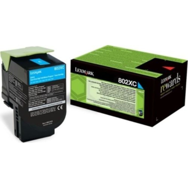 Lexmark 80C2XCE Mavi Orjinal Toner - CX510DE / CX510DHE T8327 Lexmark 80C2XCE Mavi Orjinal Toner - CX510DE / CX510DHE T8327