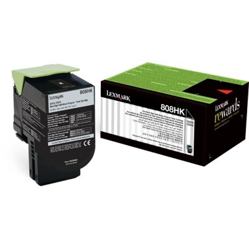 Lexmark 80C8HK0 808HK Siyah Orjinal Toner Yüksek Kapasite - CX410 / CX510 T3302 Lexmark 80C8HK0 808HK Siyah Orjinal Toner Yüksek Kapasite - CX410 / CX510 T3302