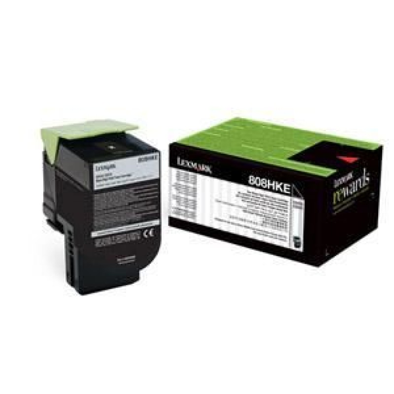 Lexmark 80C8HKE 808HKE Siyah Orjinal Toner - CX410 / CX510 T9254 Lexmark 80C8HKE 808HKE Siyah Orjinal Toner - CX410 / CX510 T9254