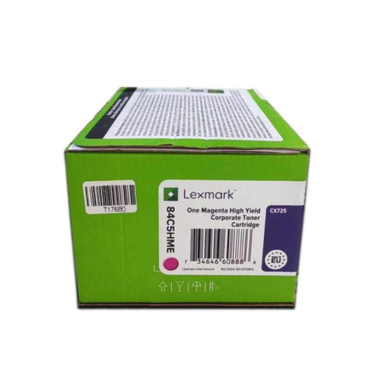 Lexmark 84C5HME Kırmızı Orjinal Toner - CX725 T17680 Lexmark 84C5HME Kırmızı Orjinal Toner - CX725 T17680