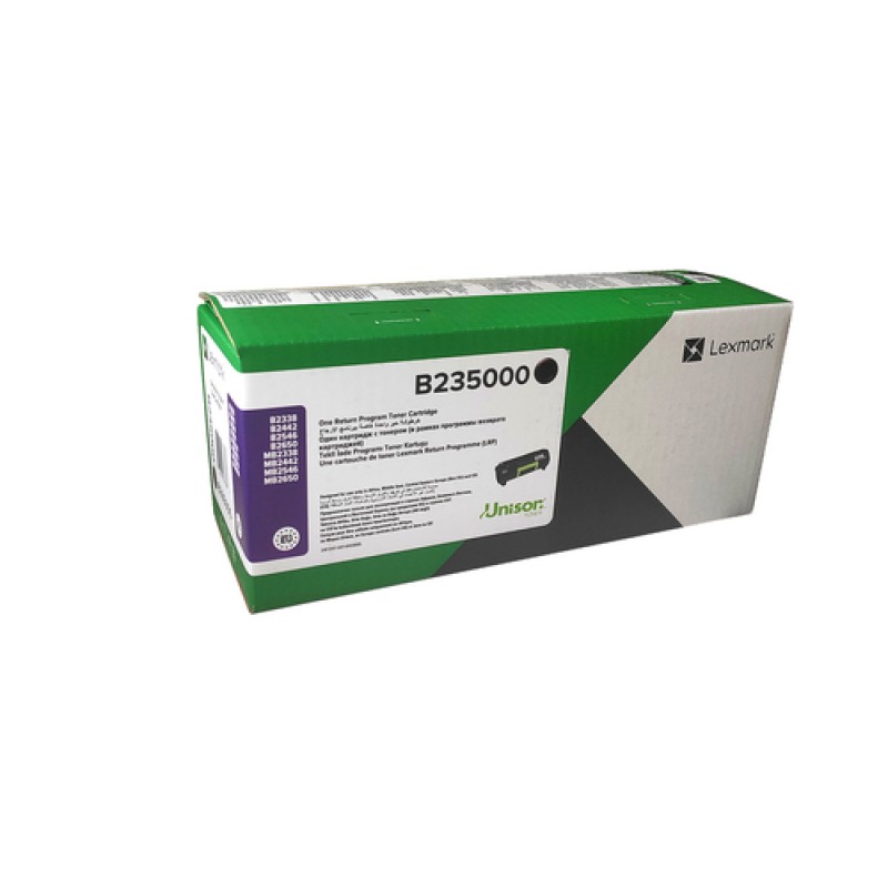 Lexmark B235000 Siyah Orjinal Toner - B2338dw / B2442dw T12861 Lexmark B235000 Siyah Orjinal Toner - B2338dw / B2442dw T12861