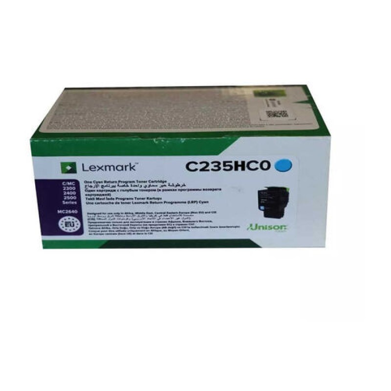 Lexmark C235HC0 Mavi Orjinal Toner - C2240 / C2325dw T12866 Lexmark C235HC0 Mavi Orjinal Toner - C2240 / C2325dw T12866