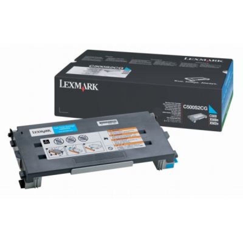 Lexmark C500H2CG Mavi Toner - C500N / X500n T5370 Lexmark C500H2CG Mavi Toner - C500N / X500n T5370