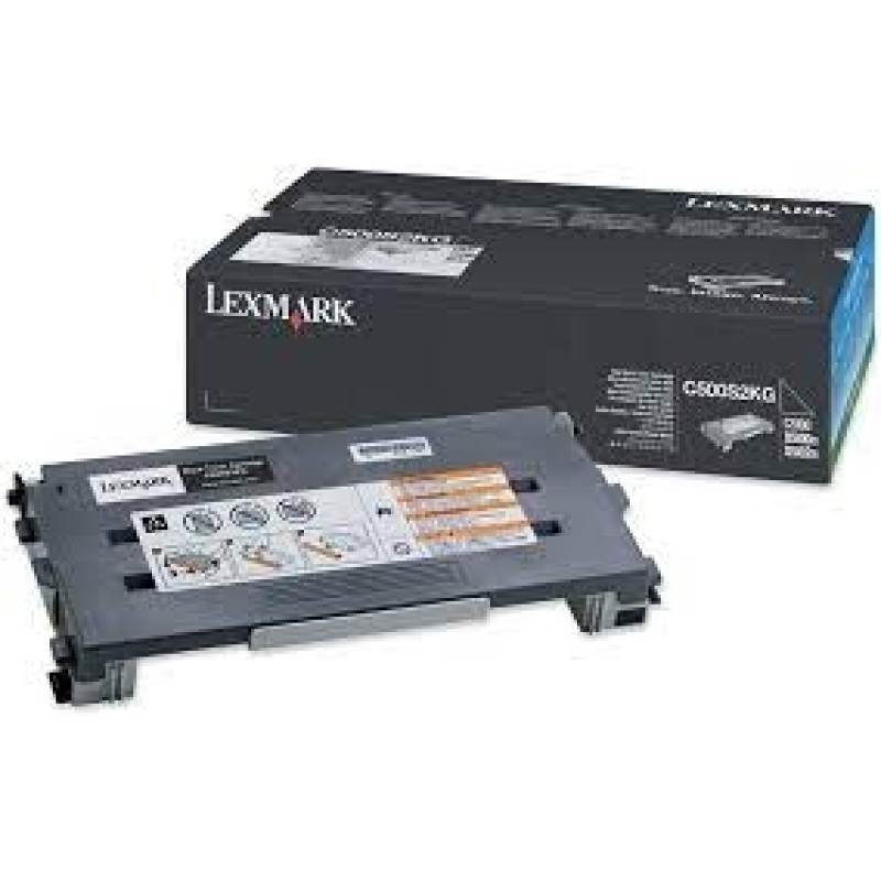 Lexmark C500S2KG Siyah Orjinal Toner - X500n T17492 Lexmark C500S2KG Siyah Orjinal Toner - X500n T17492
