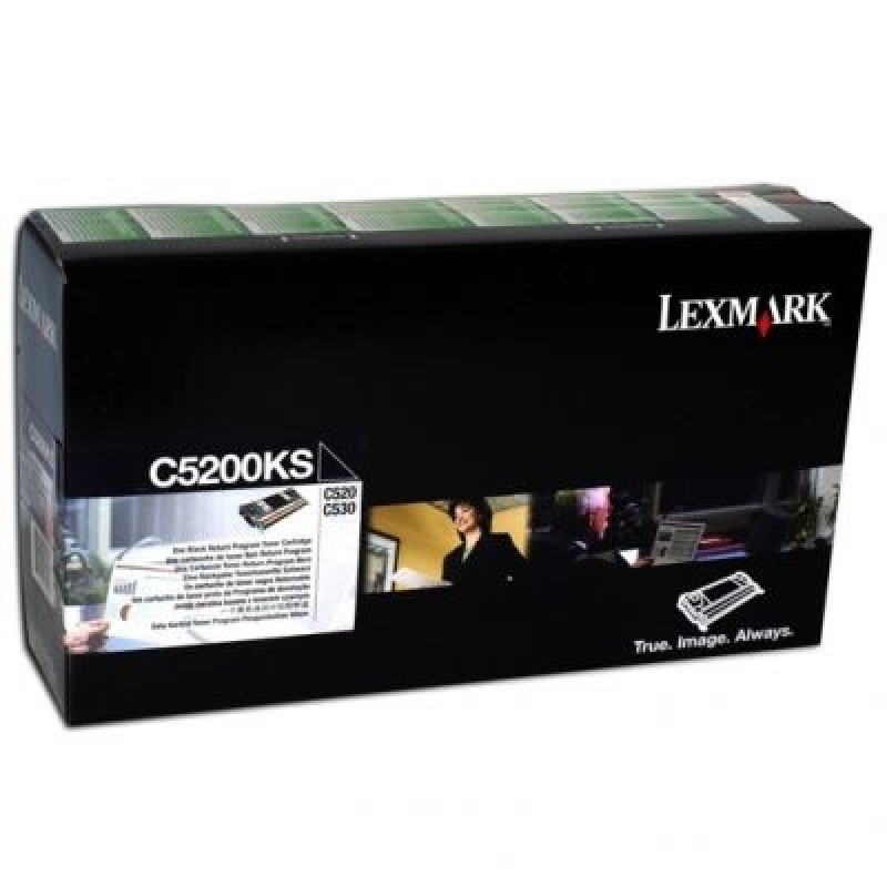 Lexmark C5200KS Siyah Orjinal Lazer Toner - C522 / C524 T5018 Lexmark C5200KS Siyah Orjinal Lazer Toner - C522 / C524 T5018