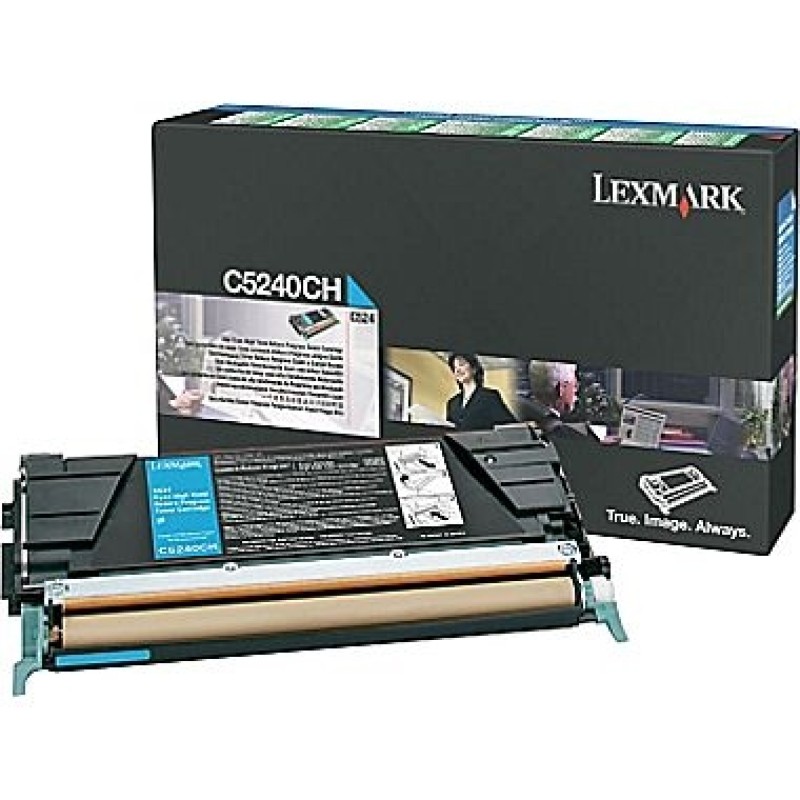 Lexmark C5240CH Mavi Orjinal Toner - C524 / C534 T4312 Lexmark C5240CH Mavi Orjinal Toner - C524 / C534 T4312