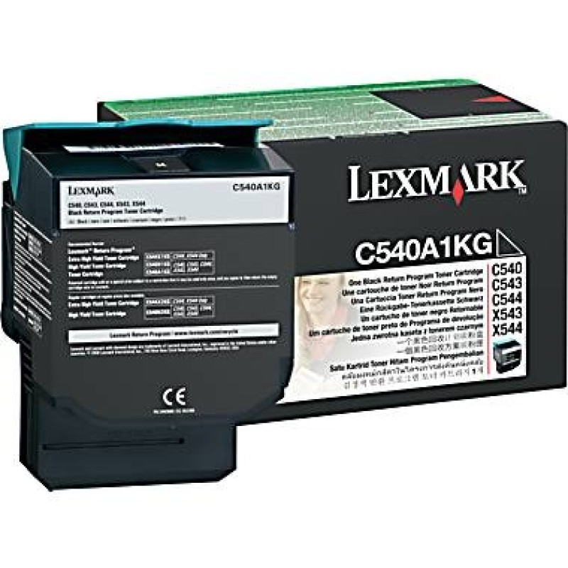 Lexmark C540A1KG Siyah Orjinal Toner - C540 / C543 T3982 Lexmark C540A1KG Siyah Orjinal Toner - C540 / C543 T3982