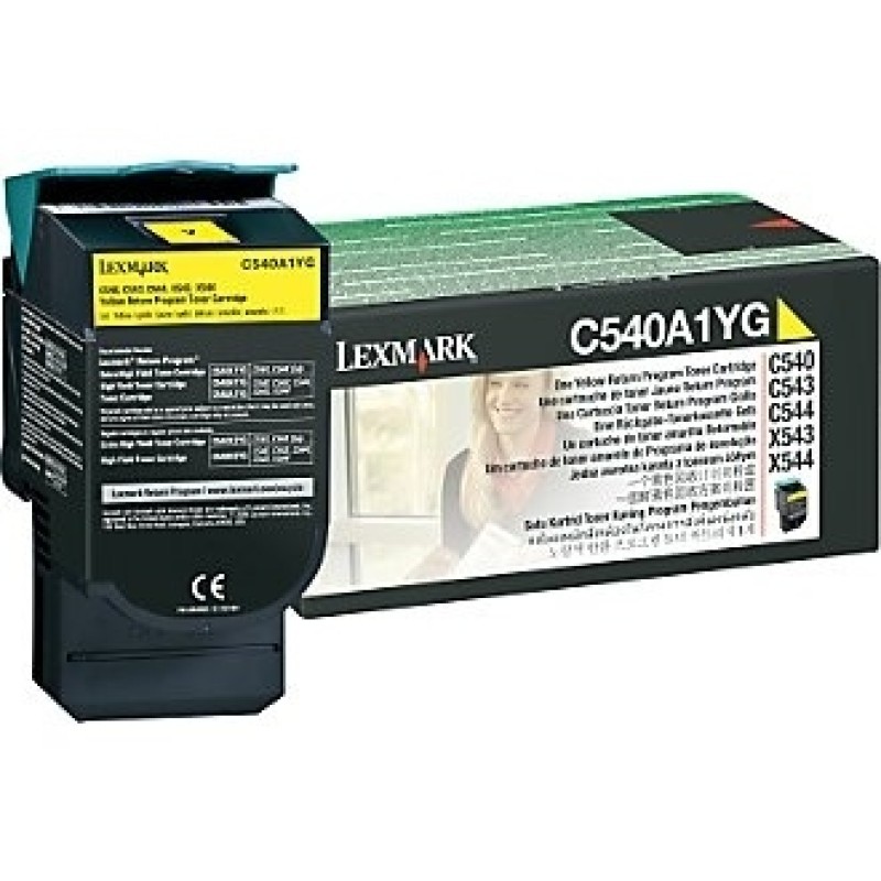 Lexmark C540A1YG Sarı Orjinal Toner - C540 / C543 T3979 Lexmark C540A1YG Sarı Orjinal Toner - C540 / C543 T3979