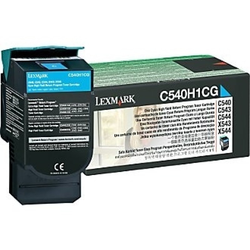 Lexmark C540H1CG Mavi Orjinal Toner - C540 / C544 T3745 Lexmark C540H1CG Mavi Orjinal Toner - C540 / C544 T3745