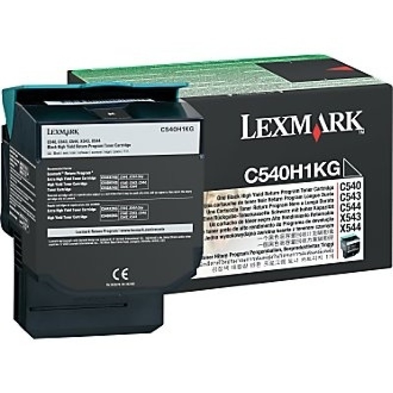 Lexmark C540H1KG Siyah Orjinal Toner - C540 / C544 T5615 Lexmark C540H1KG Siyah Orjinal Toner - C540 / C544 T5615