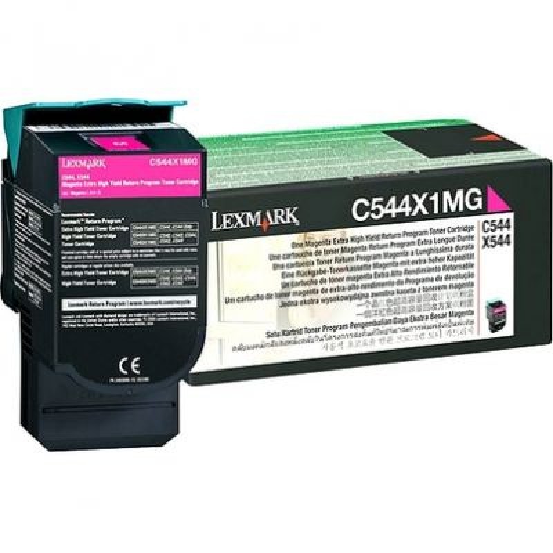 Lexmark C544X1MG Kırmızı Orjinal Toner - C540 / C544 T4386 Lexmark C544X1MG Kırmızı Orjinal Toner - C540 / C544 T4386