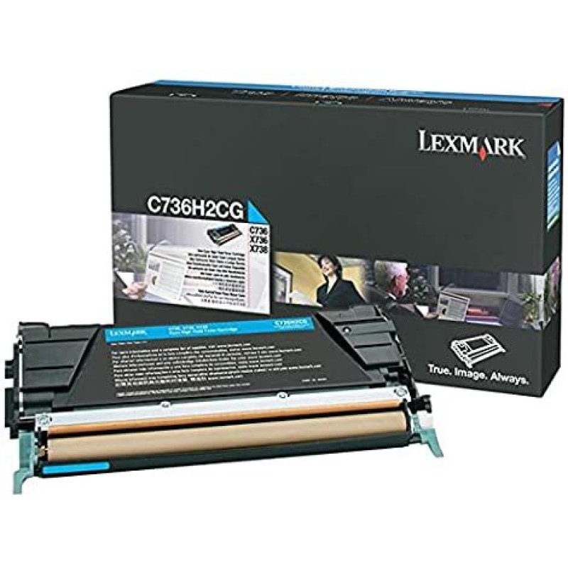 Lexmark C736H2CG Mavi Orjinal Toner Yüksek Kapasite - X736 / X738 T14931 Lexmark C736H2CG Mavi Orjinal Toner Yüksek Kapasite - X736 / X738 T14931