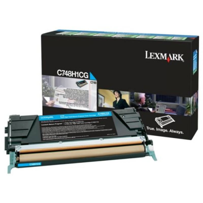 Lexmark C748H1CG Mavi Orjinal Toner - C748de / C748e T6675 Lexmark C748H1CG Mavi Orjinal Toner - C748de / C748e T6675
