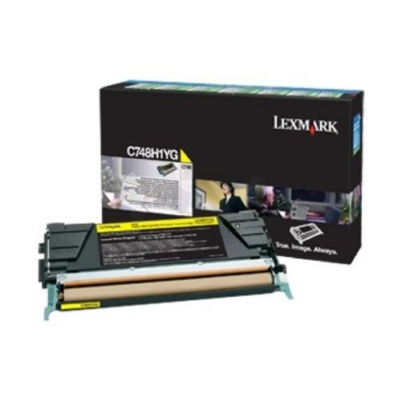 Lexmark C748H3YG Sarı Orjinal Toner - C748de / C748dte T14544 Lexmark C748H3YG Sarı Orjinal Toner - C748de / C748dte T14544