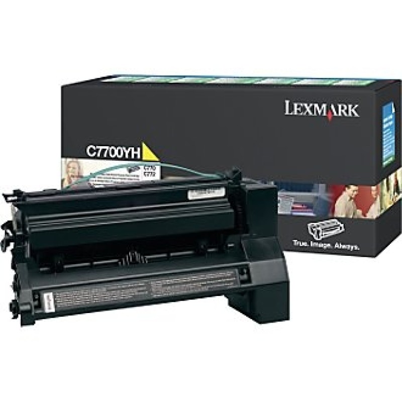 Lexmark C7700YH Sarı Orjinal Toner Yüksek Kapasite - C770 / C772 T5664 Lexmark C7700YH Sarı Orjinal Toner Yüksek Kapasite - C770 / C772 T5664