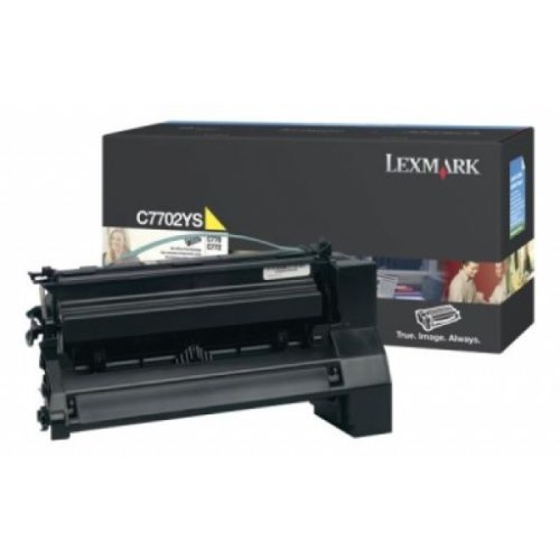 Lexmark C7702YS Sarı Orjinal Toner - C770 / C772 T8658 Lexmark C7702YS Sarı Orjinal Toner - C770 / C772 T8658