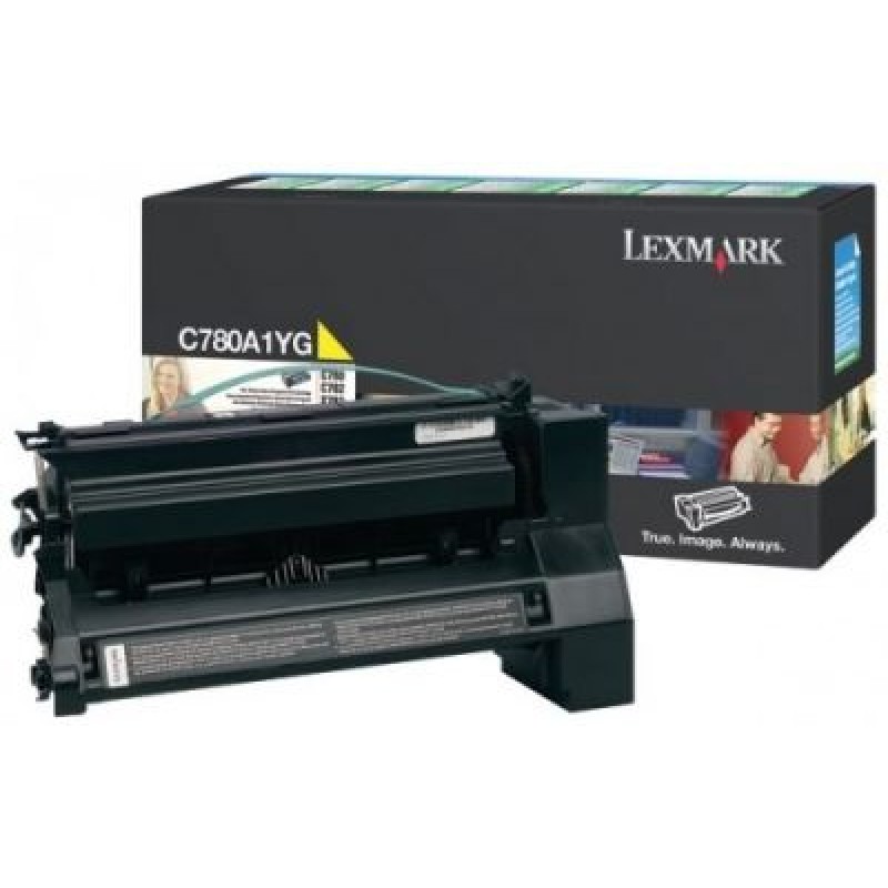 Lexmark C780A1YG Sarı Orjinal Toner - C780 / C782 T4674 Lexmark C780A1YG Sarı Orjinal Toner - C780 / C782 T4674
