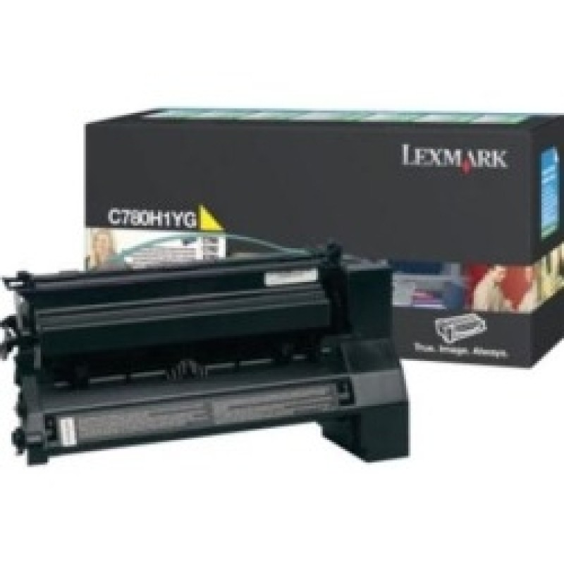 Lexmark C780H1YG Sarı Orjinal Toner - C780 / C782 T4870 Lexmark C780H1YG Sarı Orjinal Toner - C780 / C782 T4870